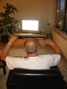 man watching porn