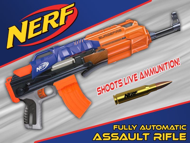 Nerf Unveils New Automatic Assault Rifle