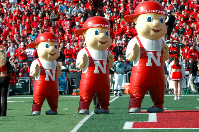 Huskers Expand Mascot Lineup to Three Sizes of Red