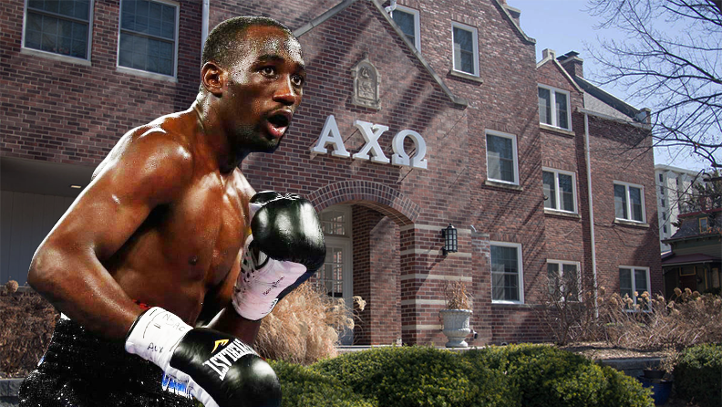 Terence Crawford to defend world boxing title at Alpha Chi Omega s